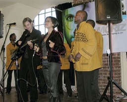Ike Moriz and Monique Hellenberg at Musica, Cape Town 2008