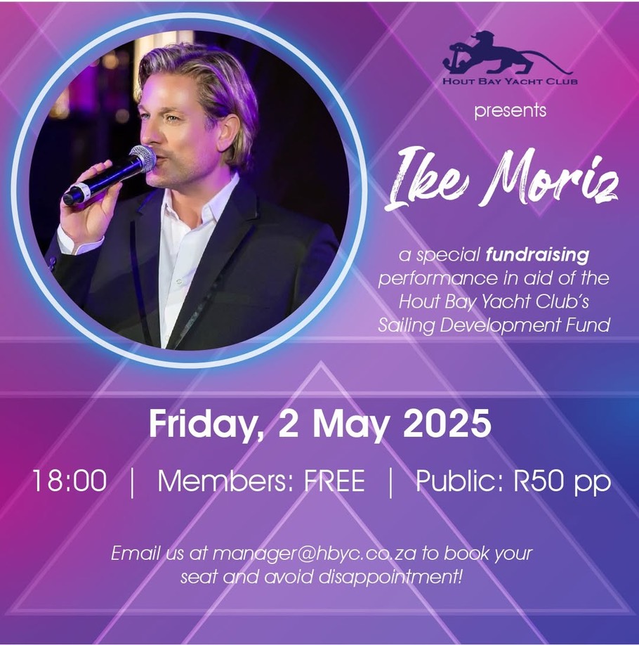 Ike Moriz Fundraiser Hout Bay Yacht Club May 2025