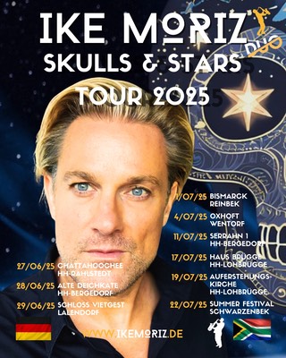 Ike Moriz skulls and stars tour 2025duo germany june july live music rock pop swing jazz