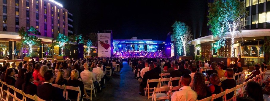Valentine Under the Stars — Ike Moriz Performs with the Cape Philharmonic Orchestra at CTICC 12 and 13 February 2017 outdoor live music jazz pop rock