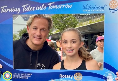 Waterfront canal challenge 18 April 2026 Ike Moriz Sofia Moriz 2nd and 3rd place 800m wetsuit categories